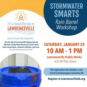 Rain Barrel Workshop @ Lawrenceville Public Works